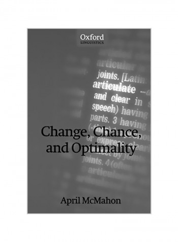 Change, Chance, And Optimality Paperback