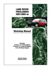 Land Rover Freelander 2001/2003 On Workshop Manual Service Procedures Paperback