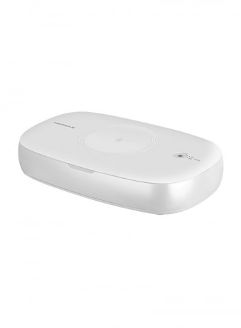 Qi Wireless charging disinfection box White