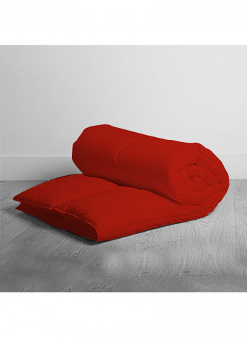 Egyptian Cotton Solid Comforter Red Double