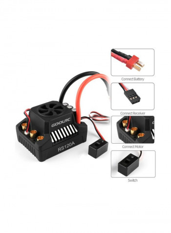 Brushless Motor And Brushless Splash-Proof Electronic Speed Controller For RC Car 1RM11973