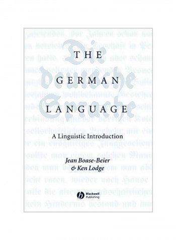 The German Language: A Linguistic Introduction Paperback