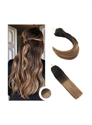 Straight Hair Extension Brown 20inch
