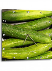 Cool As A Cucumber Wall Clock Multicolour 13x13inch