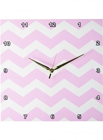 Decorative Printed Wall Clock Multicolour 13x13inch