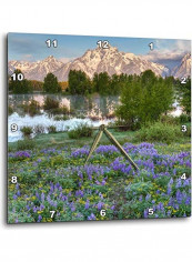 Natural Landscape Wall Clock Multicolour 13x13inch
