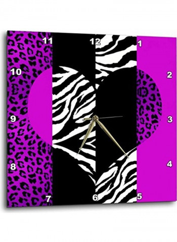 Decorative Printed Wall Clock Multicolour 13x13inch