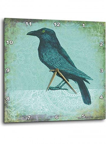 Decorative Printed Wall Clock Multicolour 13x13inch