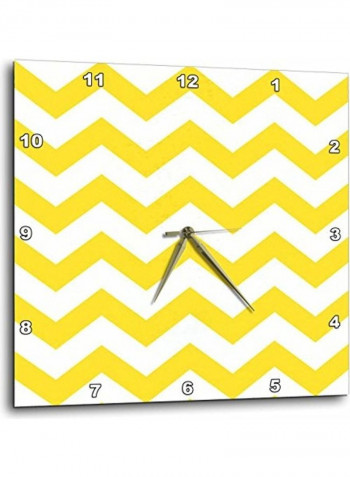 DPP 164002 2 Chevron Wall Clock Multicolour 13x13inch