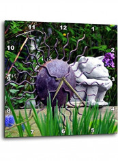 Printed Wall Clock Multicolour 13x13inch