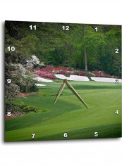 DPP 131408 2 Augustas Amen Corner Golf Course Wall Clock Multicolour 13x13inch