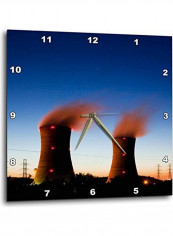 DPP 94216 2 Pennsylvania Three Mile Island Power Plant Industry Wall Clock Multicolour 13x13inch