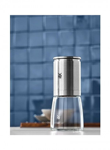 Deluxe Spice Mill Silver/Clear