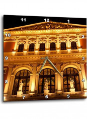 Vienna Music Hall Themed Wall Clock Gold/Brown reviews Vienna Music Hall Themed Wall Clock Gold/Brown