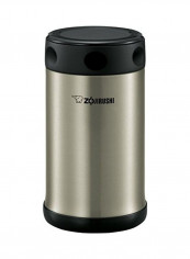 Vacuum Thermos Food Container Silver/Black 0.75L