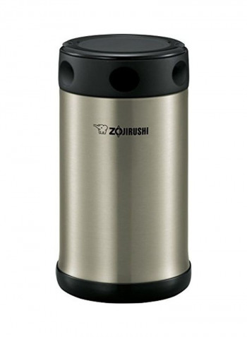 Vacuum Thermos Food Container Silver/Black 0.75L