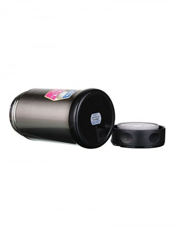 Vacuum Thermos Food Container Silver/Black 0.75L