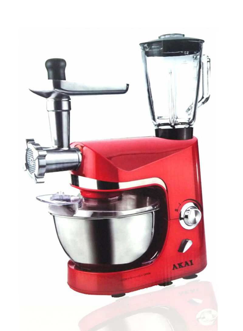 Stand Mixer Blender With Bowl 1200W Smma-1001 Silver/Red/Black