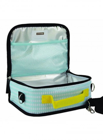 Animal Printed Insulated Lunch Box Bag Multicolour 10 x 3.9 x 7.1inch