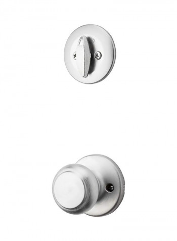 Interior Single Cylinder Handleset Silver