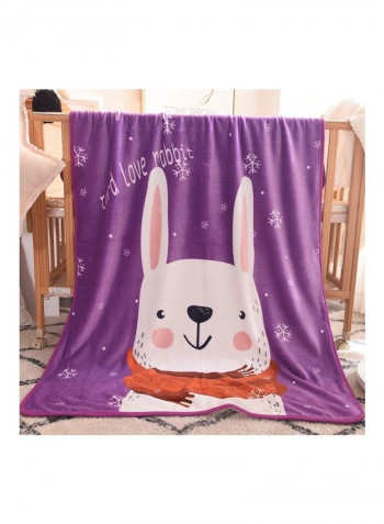 Baby Cartoon Animal Print Soft Blanket