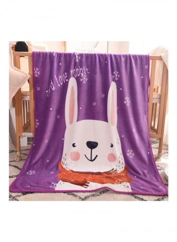 Baby Cartoon Animal Print Soft Blanket