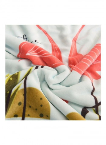 Baby Cartoon Animal Print Soft Blanket