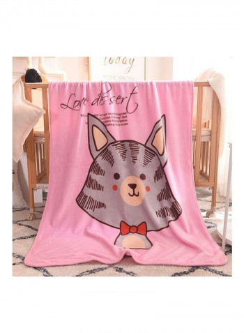 Baby Cartoon Animal Print Soft Blanket
