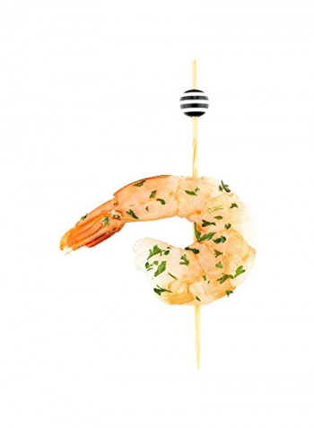 1000-Piece Food Pick Stick Beige