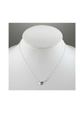 925 Sterling Silver Electric Guitar Pendant Necklace