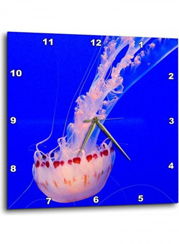 Monterey Bay Aquarium Jellyfish Wall Clock Multicolour 13x13inch