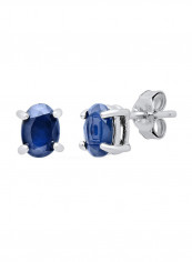 925 Sterling Silver Oval Earrings With Sapphire reviews 925 Sterling Silver Oval Earrings With Sapphire