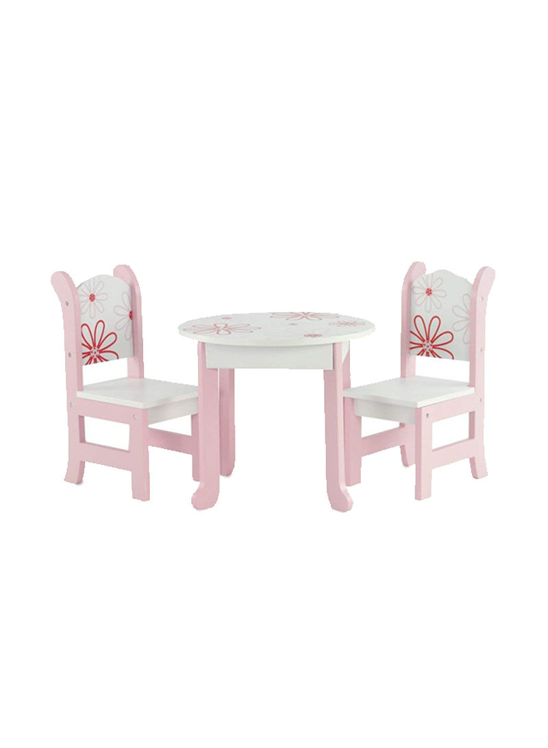 Floral Table And Chair