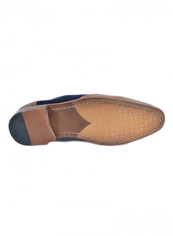 Dual Colour Leather Formal Shoes Tan