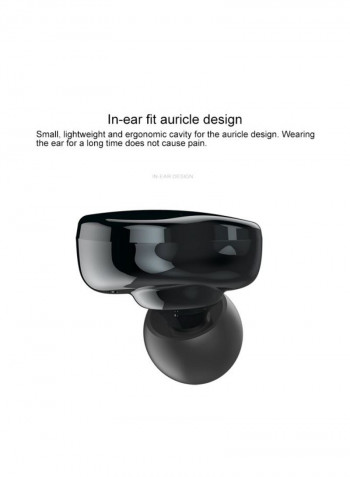 E12 Bluetooth In-Ear Earphone With Charging Box Grey