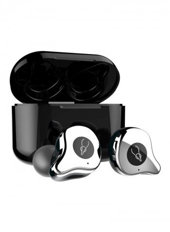 E12 Bluetooth In-Ear Earphone With Charging Box Silver