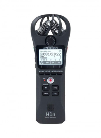 H1N Portable Digital Audio Recorder H-1n/220GE Black/Grey