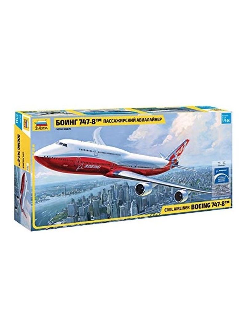 Civil Airliner Boeing 747-8 Model Building Kit