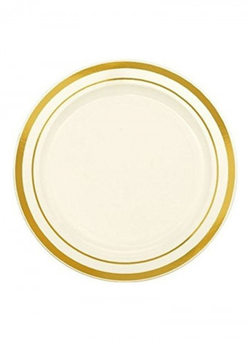 120-Piece Plastic Party Plates