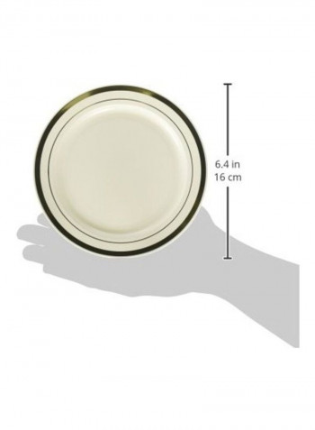 120-Piece Plastic Party Plates