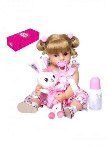 Cute Reborn Baby Doll With Rabbit