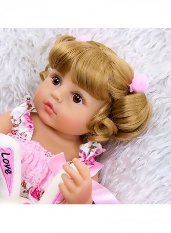 Cute Reborn Baby Doll With Rabbit