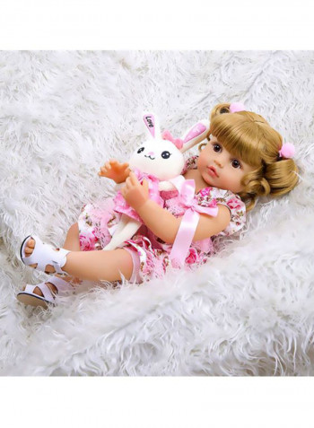 Cute Reborn Baby Doll With Rabbit