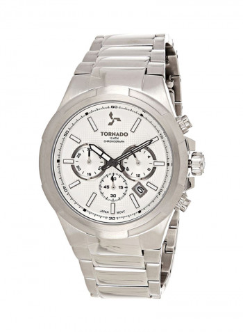Men's Stainless Steel Chronograph Watch T8102-SBSS