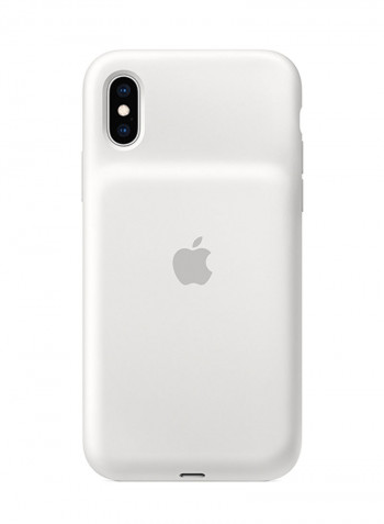 Smart Battery Snap Case For Apple iPhone XS White