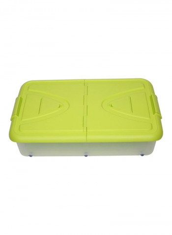 Multipurpose Storage Box Clear/Green