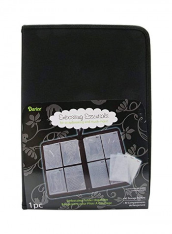 Embossing Folder Storage Case Black
