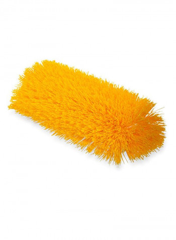 Sparta Dual Surface Block Floor Brush Yellow/White 12.8x5x3.4inch