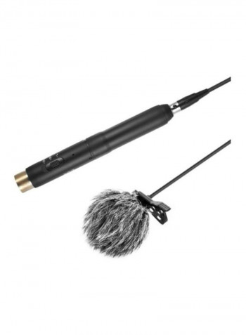 BY-M11C Professional Cardioid XLR Lavalier Microphone System LU-D5244 Black