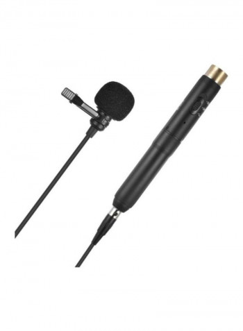 BY-M11C Professional Cardioid XLR Lavalier Microphone System LU-D5244 Black